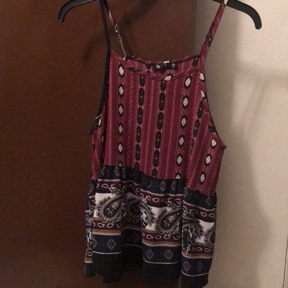 Spaghetti straps blouse